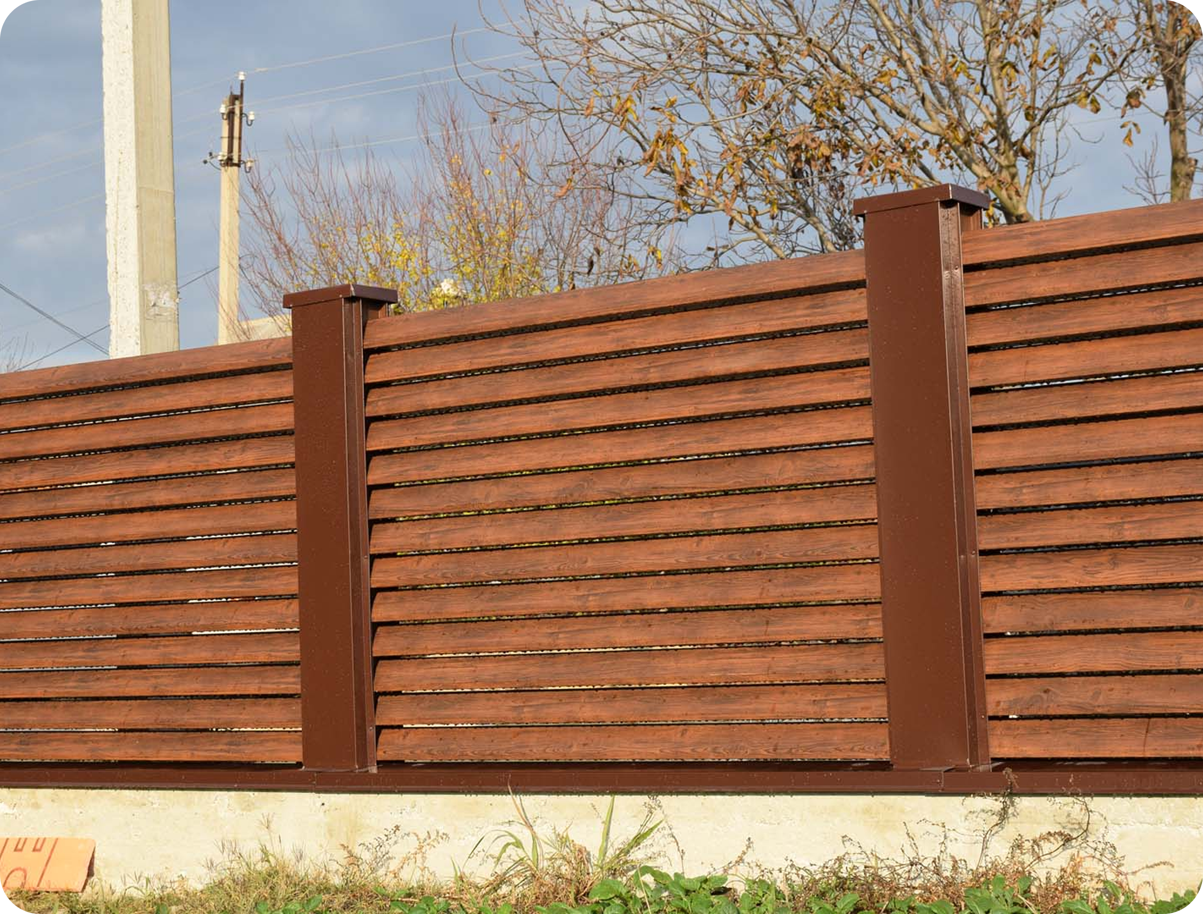 Proiect finalizat Gard Jaluzele Rombo 6